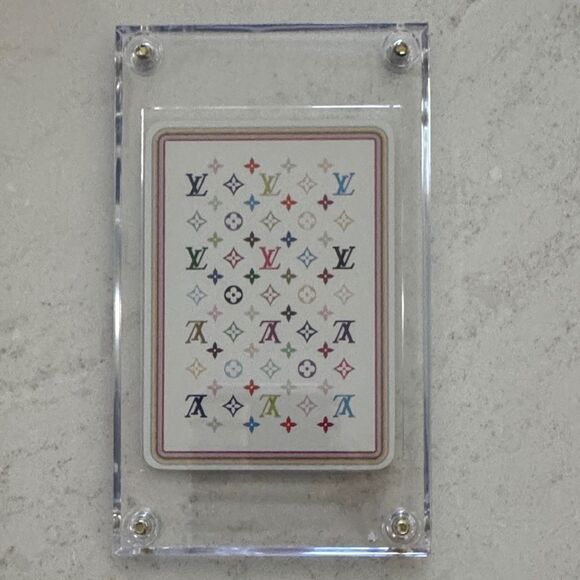 Louis Vuitton Takashi Murakami Monogram Playing Card - 7 Of Diamonds - Picture 2 of 7